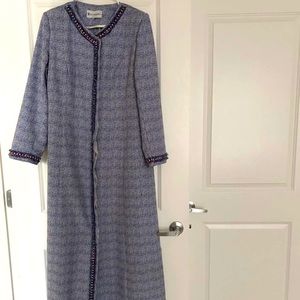 Outerwear Blue Kaftan Abaya Dress